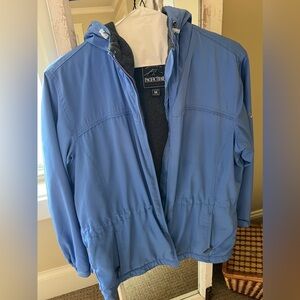 Pacific Trail ladies Blue heavy coat size medium